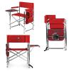 PICNIC TIME NFL Tampa Bay Buccaneers Sports Chair with Side Table, Beach Chair, Camp Chair for Adults view 1