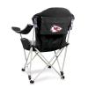 Picnic TIME NFL Reclining Camp, Beach Adults, Sports Chair with Carry Bag, 36 x 33 x 42, Black with Gray Accents (803-00-175-164-2) view 4