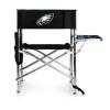 PICNIC TIME NFL Philadelphia Eagles Sports Chair with Side Table, Beach Chair, Camp Chair for Adults view 1