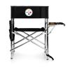 PICNIC TIME NFL Pittsburgh Steelers Sports Chair with Side Table, Beach Chair, Camp Chair for Adults view 4
