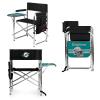 PICNIC TIME NFL Miami Dolphins Sports Chair with Side Table, Beach Chair, Camp Chair for Adults view 1
