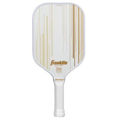 Franklin Sports Pro Pickleball Paddles - Signature Series Pro Paddle with MaxGrit Surface - USA Pickleball (USAPA) Tournament Approved - 13mm Polypropylene Core - Gold