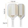 Franklin Sports Pro Pickleball Paddles - Signature Series Pro Paddle with MaxGrit Surface - USA Pickleball (USAPA) Tournament Approved - 13mm Polypropylene Core - Gold view 2