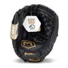 Franklin Sports Field Master Baseball + Softball Glove - Adult + Youth Glove - 14.0 Inch - Left Hand Throw - Men's + Women's - Black/Gold view 2