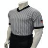 Smitty | USA-205 | Premium Grey Basketball Wrestling Referee Shirt w/Sublimated Flag | Made in USA | Official's Choice! (Large) view 1