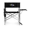 PICNIC TIME NFL Baltimore Ravens Sports Chair with Side Table, Beach Chair, Camp Chair for Adults view 4