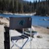 PICNIC TIME NFL Carolina Panthers Sports Chair with Side Table, Beach Chair, Camp Chair for Adults view 2