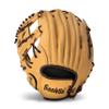 Franklin Sports Field Master Baseball + Softball Glove - Adult + Youth Glove - 11.0 Inch - Left Hand Throw - Men's + Women's - Camel Brown view 1