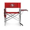 PICNIC TIME NFL San Francisco 49ers Sports Chair with Side Table, Beach Chair, Camp Chair for Adults view 4
