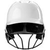 EvoShield XVT 2.0 Gloss Batting Helmet with Facemask - Team White, Large/X-Large view 2
