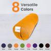 Sol Living Yoga Bolster Pillow for Restorative Yoga Meditation Bolster 100% Cotton Cylindrical Meditation Cushion Firm Cushion Bolster Washable Cover for Balance Support Asana Poses view 3