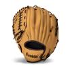 Franklin Sports Field Master Baseball + Softball Glove - Adult + Youth Glove - 12.0 Inch - Left Hand Throw - Men's + Women's - Camel Brown view 1
