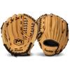 Franklin Sports Field Master Baseball + Softball Glove - Adult + Youth Glove - 12.0 Inch - Left Hand Throw - Men's + Women's - Camel Brown view 3