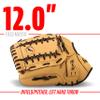 Franklin Sports Field Master Baseball + Softball Glove - Adult + Youth Glove - 12.0 Inch - Left Hand Throw - Men's + Women's - Camel Brown view 4