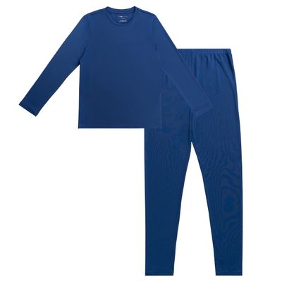 Fruit Of The Loom Boys Performance Baselayer Thermal Underwear Base Layer Set, Royal Blue, 14-16 US