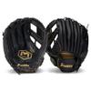 Franklin Sports Field Master Baseball + Softball Glove - Adult + Youth Glove - 11.0 Inch - Left Hand Throw - Men's + Women's - Black/Gold view 3