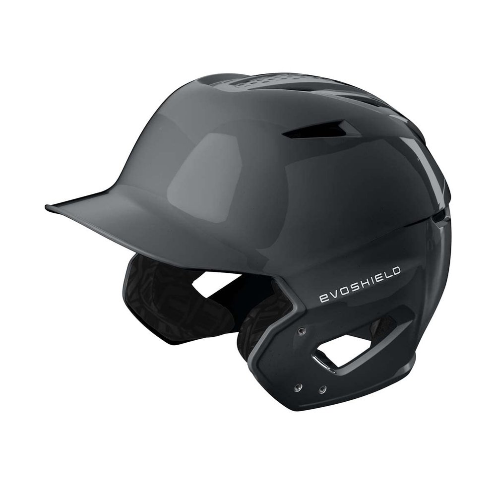 EvoShield XVT 2.0 Gloss Batting Helmet - Charcoal, Small/Medium