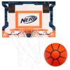 NERF Over the Door Mini Basketball Hoop Set - Pro Hoop Mini Basket Set with NERF Foam Basketball - Steel Rim Great for Dunking - Perfect Bedroom + Office Accessory view 1
