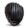 Franklin Sports Field Master Baseball + Softball Glove - Adult + Youth Glove - 13.0 Inch - Left Hand Throw - Men's + Women's - Black/Gold view 1