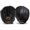 Franklin Sports Field Master Baseball + Softball Glove - Adult + Youth Glove - 13.0 Inch - Left Hand Throw - Men's + Women's - Black/Gold view 3
