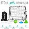 Franklin Sports Backlash Outdoor + Backyard Game - 4 to 6 Player Target Net Game - Perfect for Beach, Backyard + Tailgate - Includes (1) Target Net, (1) Mini Ball, Boundary Cones and Carry Bag view 2