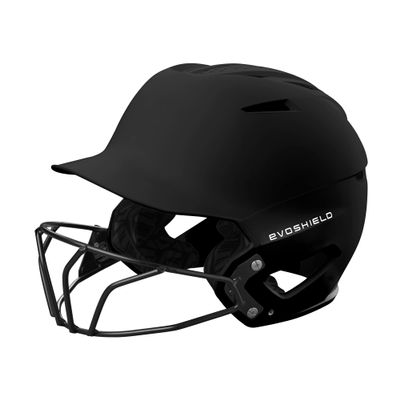 EvoShield XVT 2.0 Matte Batting Helmet with Facemask - Black, Large/X-Large