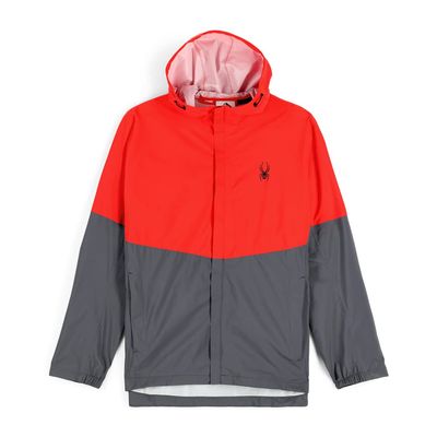 Spyder Men's Mist Rain Jacket, Volcano, Medium
