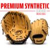 Franklin Sports Field Master Baseball + Softball Glove - Adult + Youth Glove - 10.0 Inch - Right Hand Throw - Men's + Women's - Camel Brown view 2