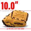 Franklin Sports Field Master Baseball + Softball Glove - Adult + Youth Glove - 10.0 Inch - Right Hand Throw - Men's + Women's - Camel Brown view 4