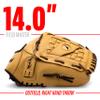 Franklin Sports Field Master Baseball + Softball Glove - Adult + Youth Glove - 14.0 Inch - Right Hand Throw - Men's + Women's - Camel Brown view 4