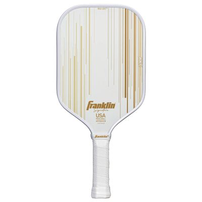 Franklin Sports Pro Pickleball Paddles - Signature Series Pro Paddle with MaxGrit Surface - USA Pickleball (USAPA) Tournament Approved - 16mm Polypropylene Core - Gold