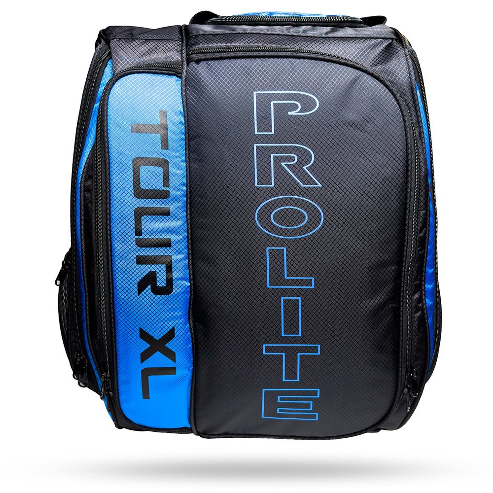 PROLITE Tour XL Pickleball Bag | Men's and Women's Pickleball XL Backpack | Adjustable Straps | Lime Green/Hot Pink/Blue (Blue)