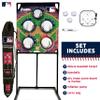 Franklin Sports MLB Baseball Target Toss Game - MLB Deluxe Kids Baseball Throwing Game Target + Balls Set - Fun Toy Set for Kids view 3