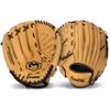 Franklin Sports Field Master Baseball + Softball Glove - Adult + Youth Glove - 12.5 Inch - Left Hand Throw - Men's + Women's - Camel Brown view 3