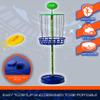 Nerf Disc Golf Starter Set - (3) Mini Golf Discs + (1) Target Basket Included - Complete Portable Set for Backyard + Beach Play view 3
