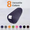 Sol Living Yoga Bolster Pillow for Restorative Yoga Meditation Bolster 100% Cotton Cylindrical Meditation Cushion Firm Cushion Bolster Washable Cover for Balance Support Asana Poses view 3
