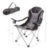 Picnic TIME NFL Reclining Camp, Beach Adults, Sports Chair with Carry Bag, 36 x 33 x 42, Black with Gray Accents (803-00-175-074-2) view 3