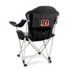 Picnic TIME NFL Reclining Camp, Beach Adults, Sports Chair with Carry Bag, 36 x 33 x 42, Black with Gray Accents (803-00-175-074-2) view 4
