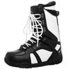 Alpine Swiss Men's Snowboard Boots | Waterproof, Custom-Fit Liner, Medium Flex for All-Mountain Riding, Winter Snow Boots Black White 7 M US view 1