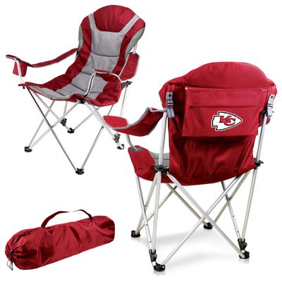 Picnic TIME NFL Reclining Camp, Beach Adults, Sports Chair with Carry Bag, 36 x 33 x 42, Dark Red (803-00-100-164-2)