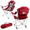 Picnic TIME NFL Reclining Camp, Beach Adults, Sports Chair with Carry Bag, 36 x 33 x 42, Dark Red (803-00-100-164-2) view 1