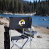 PICNIC TIME NFL Los Angeles Rams Sports Chair with Side Table, Beach Chair, Camp Chair for Adults view 2