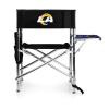 PICNIC TIME NFL Los Angeles Rams Sports Chair with Side Table, Beach Chair, Camp Chair for Adults view 4