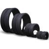 Chirp Wheel Foam Roller  Targeted Back & Neck Relief, Lumbar Spine Stretcher, Spinal Decompression Back Stretcher, Massage Roller with Density Foam for Physical Therapy, Supports 500lbs, 4-Pack Black view 1