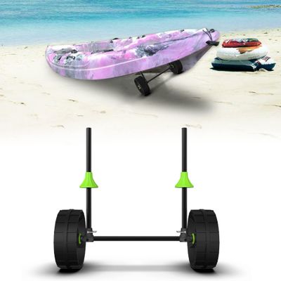 FDB Folding Kayak Canoe Boat Carrier Dolly Trailer Tote Trolley Transport Cart Wheel, Strong Load Capacity, Suitable for Kinds of Kayaks and Canoe