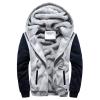 Vogrtcc Men Hoodies Winter Thick Warm Fleece Zipper Coat Male Streetwear Hoodies Sweatshirts view 3