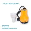 ihreesy 24V Automatic Submersible Bilge Water Pump,1000 GPH 19mm Electric Marine Bilge Pump Boat Bilge Water Pump Accessories for Caravan Ponds Pools,White view 2