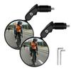 Bike Mirror, 2 Pcs 360 Rotatable Bar End Bicycle Mirrors for Handlebars, Wide Angle Convex Bike Mirrors Handlebar Rearview Mirror Bike Mirrors for Handlebar End Mount Mountain Road Adult Bike Cycling view 1