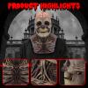 Bulex Halloween Scary Skull Mask Realistic Face Skeleton Headgear Creepy Biochemical Latex Horror Mask Adult for Halloween Cosplay view 4