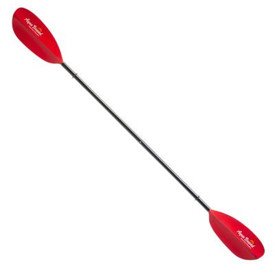 AQUA BOUND Manta Ray Fiberglass 2-Piece Snap-Button Kayak Paddle - Fiberglass Shaft, Reinforced Nylon Blades, Snap-Button Ferrule with 0 and 60 Feathering for Touring & Recreation (230 cm)